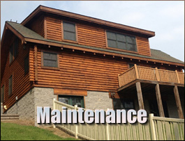  Holly Springs, North Carolina Log Home Maintenance